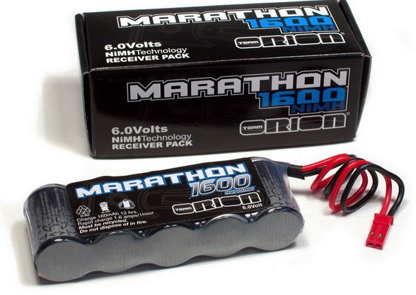 Batteria RX Marathon 6V 1700mAh NiMH Per Ricevente - Ideale Per Modelli RC E Crawlers