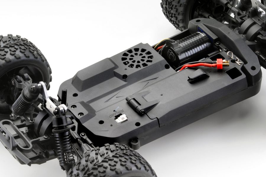 GPM Stahl/Aluminium Differentialgehäuse v/h+Mitte schwarz TRX X-MAXX, XRT