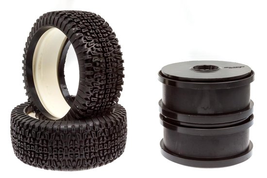 Sonew Pneu en caoutchouc RC de 1 4pcs pneus RC 1.0 pouces tout terrain RC  ensemble de pneus en caoutchouc avec inserts en mousse