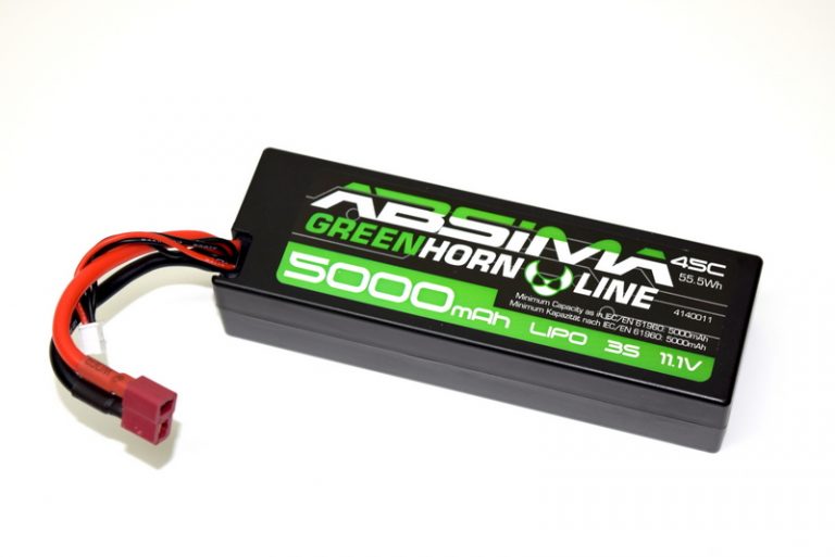 R05227 |Robitronic LiPo accu 6000mAh 2S 50C Racing Pack Prise en T