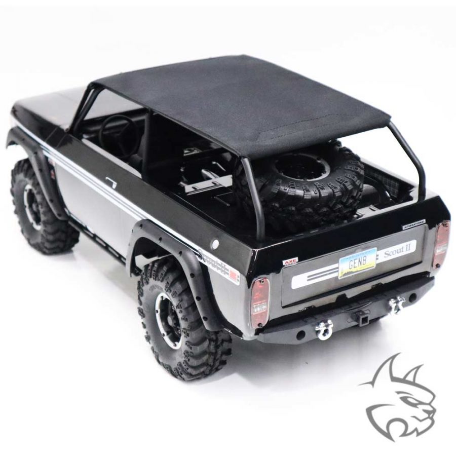 Redcat Gen8 Axe Edition Painted Body (Black Pre-Cut) With Roll Cage & Interior - RER12083P