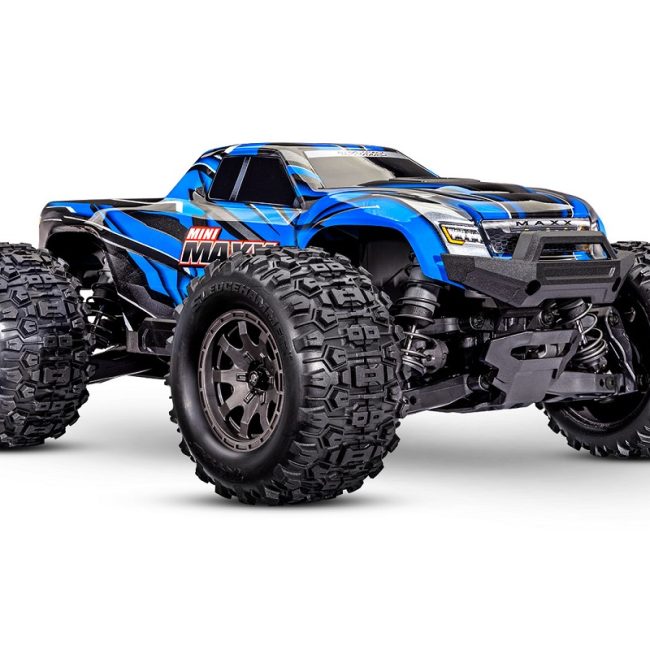 Traxxas Mini Maxx Bleu avec accu et chargeur USB