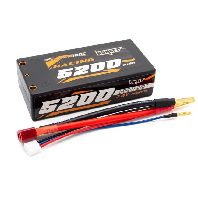 accu lipo shorty 7.4v 2s 5200mah