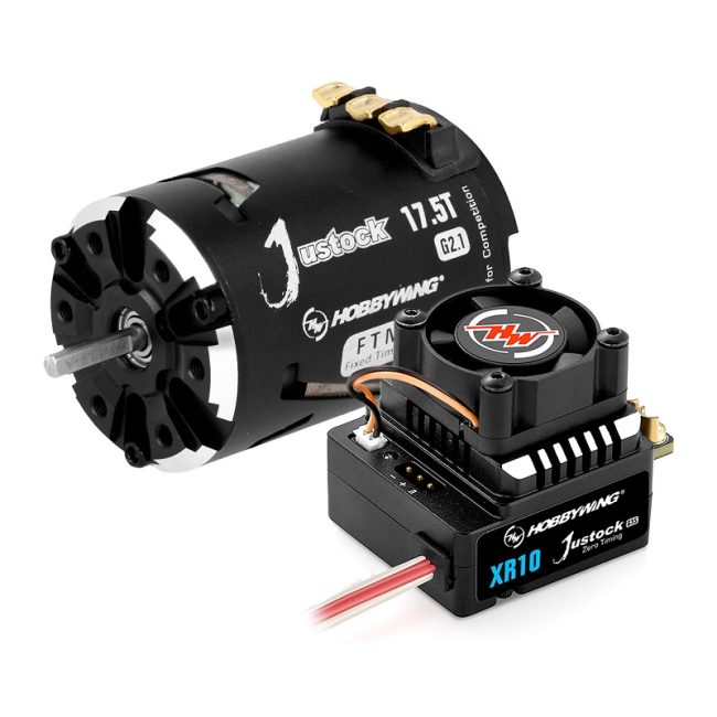 moteur hobbywing brushless 17.5t pour voiture 1/10 piste
