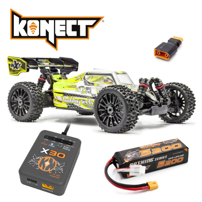 Buggy 1/8 Hobbytech brushless NXT RR jaune