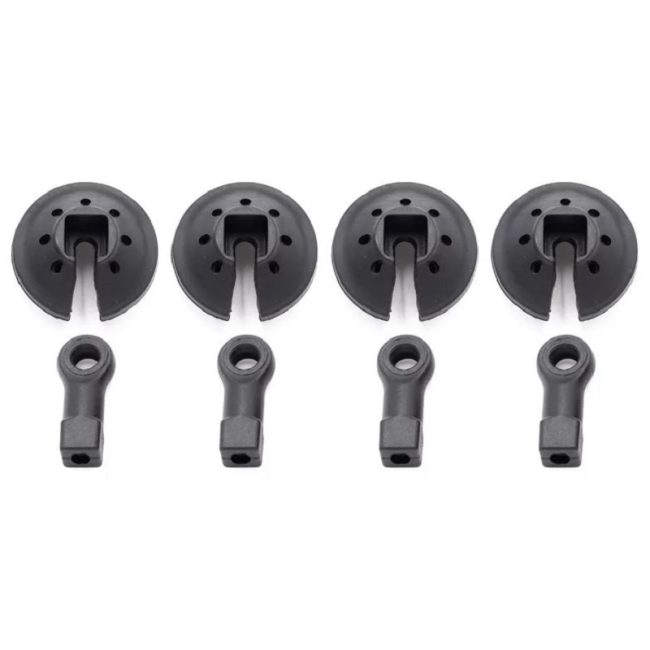 HobbyTech Chape et maintien de ressorts amortisseurs 1/8ème HTR 16mm