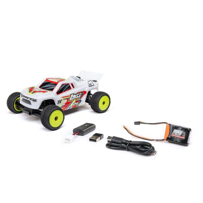 Voiture RC Losi Micro-T Blanc