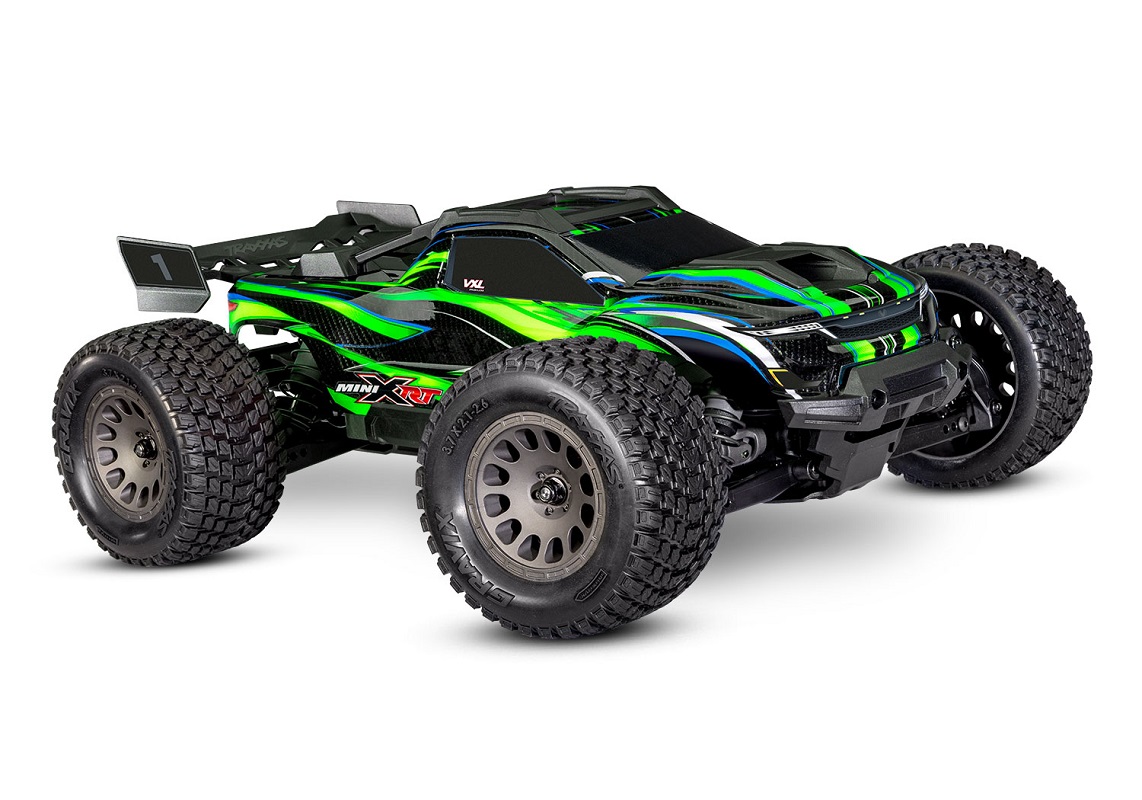 108076-1-Mini-XRT-VXL-2025-3Qrtr-Front-GRN Traxxas Mini XRT vert brushless