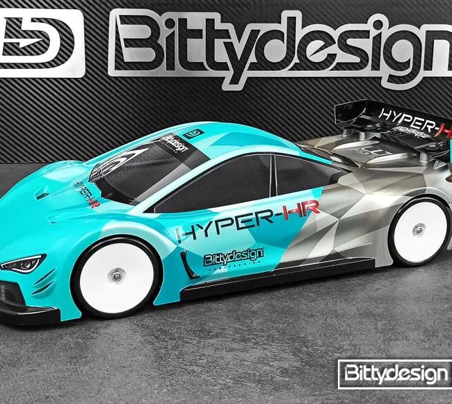 BittyDesign - HYPER-HR clear body 1/10 TC 190mm, Light weight
