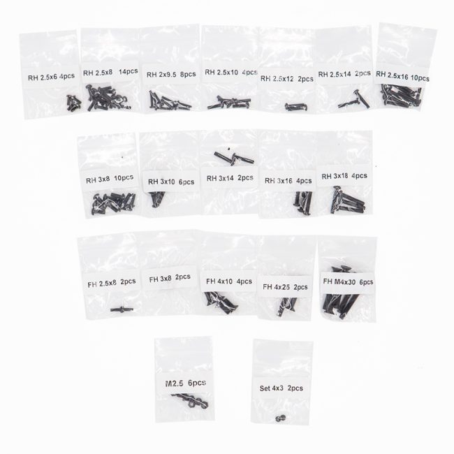 Funtek Kit de visserie complet pour Funtek SBX FTK-21105