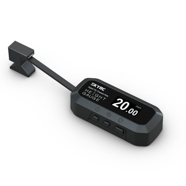La jauge de hauteur SkyRC Digital RC Ride est un outil de mesure numérique précis pour déterminer la hauteur de conduite des modèles RC